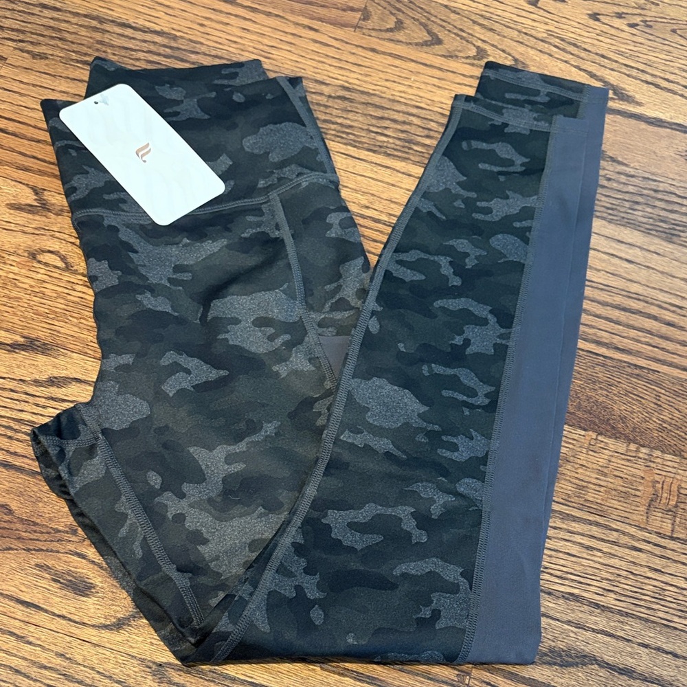 Fabletics Black Mila Pocket Camo Leggings